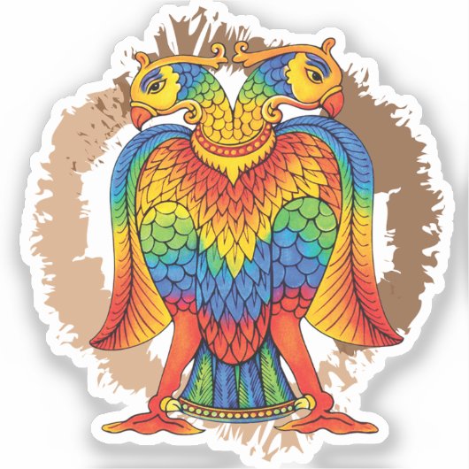 Sticker bherunda bird (Recto)