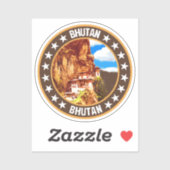 Sticker Bhoutan (Feuille)