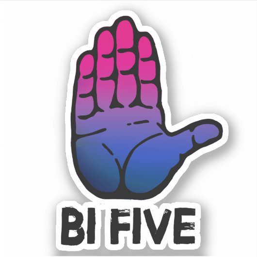 Sticker Bi Five High FIve (Devant)