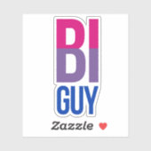 Sticker Bi mec (Feuille)