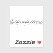 Sticker Bibliophile (Feuille)