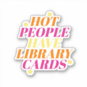 Sticker Bibliothèque des gens branchés (Devant)