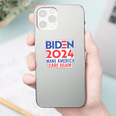 Sticker Biden 2024 : Rendre aux Etats-Unis leur intérêt (Téléphone)