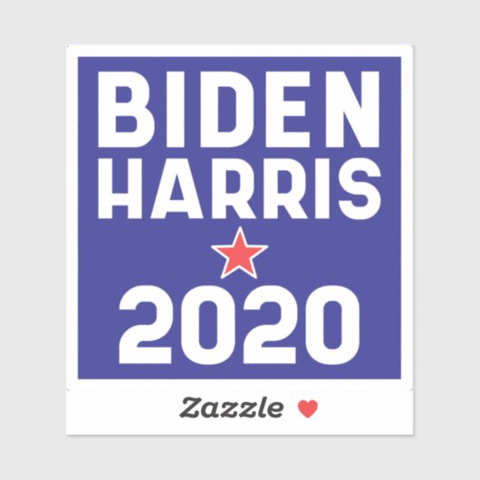 Sticker Biden Harris 2020 (Feuille)