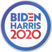 Sticker Biden Harris 2020 Bumper (Devant)