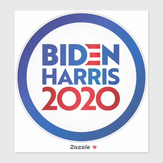 Sticker Biden Harris 2020 Bumper (Feuille)