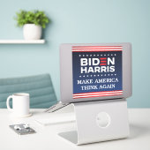 Sticker Biden Harris 2020 fait repenser l'Amérique (Ordinateur portable sur le bureau)