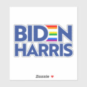 STICKER BIDEN HARRIS PRIDE (Feuille)