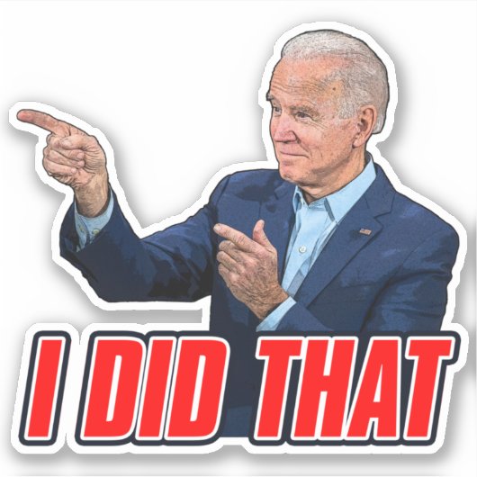 Sticker Biden inflation anti Biden Pro trump 2024 (Devant)