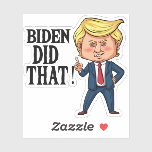 Sticker Biden L'A Fait Joe Biden (Feuille)