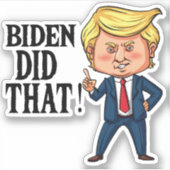 Sticker Biden L'A Fait Joe Biden (Devant)