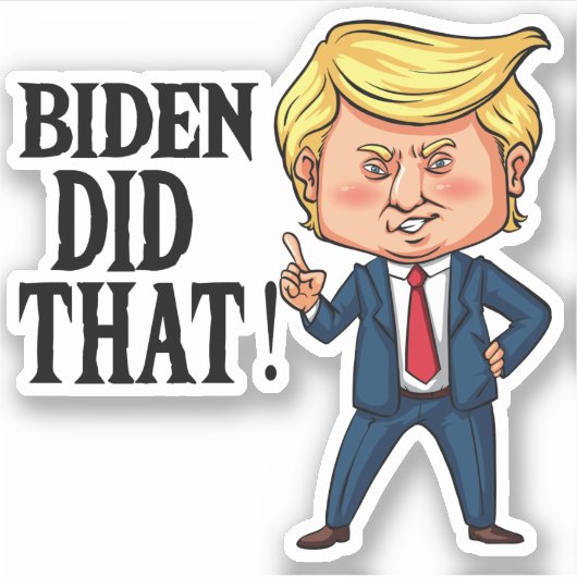 Sticker Biden L'A Fait Joe Biden (Devant)