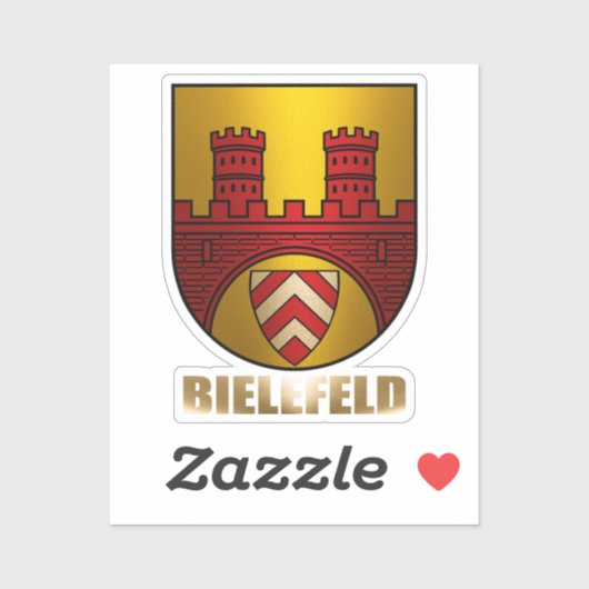 Sticker Bielefeld (Feuille)