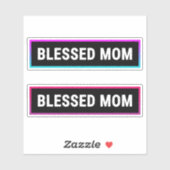 Sticker Bienheureuse maman (Feuille)
