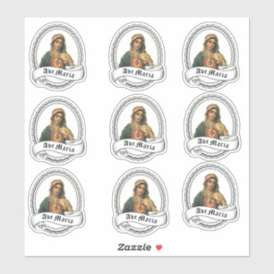 Sticker Bienheureuse Vierge Marie Mère triste Religieuse