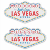 Sticker Bienvenue à Las Vegas (Devant)