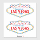 Sticker Bienvenue à Las Vegas (Feuille)