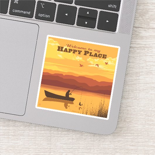 Sticker Bienvenue À Mon Happy Place (Détail)