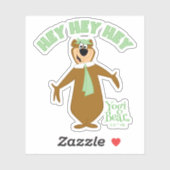 Sticker Bienvenue à Yogi Bear (Feuille)