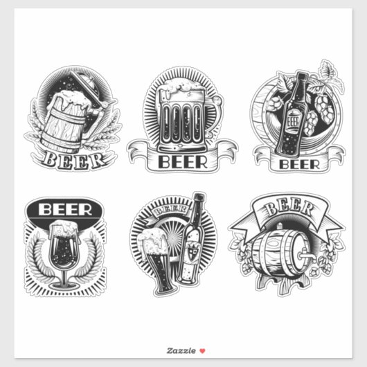 Sticker Bière (Feuille)