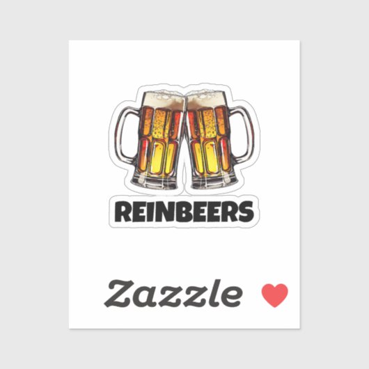Sticker Bières Noël Reinbeers (Feuille)