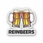 Sticker Bières Noël Reinbeers (Recto)