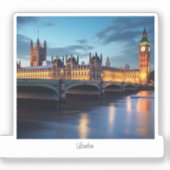 Sticker Big Ben, Londres. (Recto)