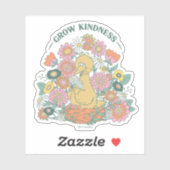 Sticker Big Bird | Grow Kindness Floral Graphic (Feuille)