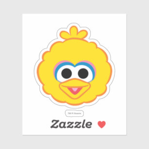 Sticker Big Bird Souriant Face 2