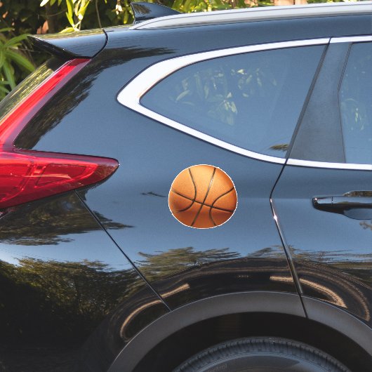 Sticker Big Bright Orange Basket, (Dos de voiture)