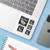 Sticker Big Brother Little Brother - Joueurs De Baseball (Ordinateur portable avec iPhone)