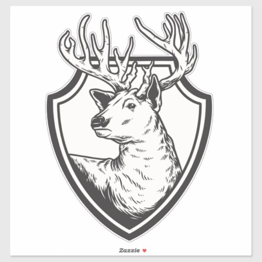 Sticker Big Buck (Feuille)