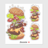 Sticker Big Burger (Feuille)