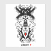 Sticker Big casquette dog v1 (Feuille)