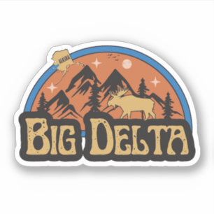 Sticker Big Delta, Alaska