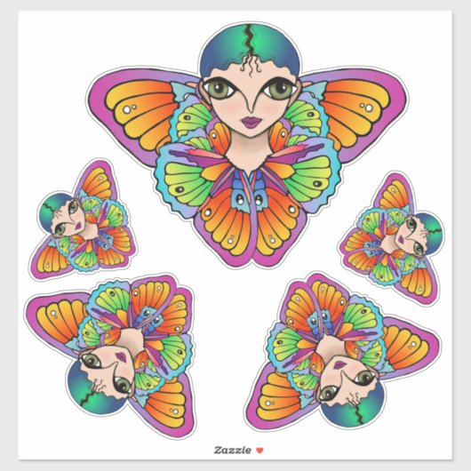 Sticker Big Eyes (Feuille)