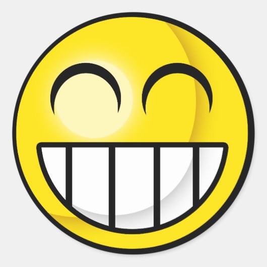 Sticker Big Grin (Devant)