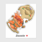 Sticker Big Head Junten Cat (Feuille)