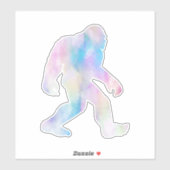 Sticker Bigfoot aquarelle (Feuille)