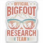 Sticker Bigfoot - Équipe officielle de recherche B (Devant)