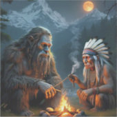 Sticker Bigfoot et le chef Moonlit Forest Gatherin (Devant)