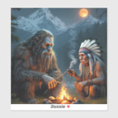 Sticker Bigfoot et le chef Moonlit Forest Gatherin (Feuille)