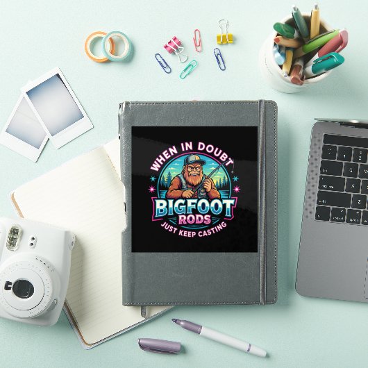 Sticker Bigfoot Rods When Your In Doubt (Couverture iPad)