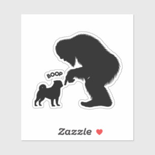 Sticker Bigfoot Sasquatch Carlin Boop