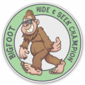 Sticker Bigfoot | Sasquatch (modifiable) (Devant)