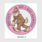 Sticker Bigfoot | Sasquatch (Modifiable) (Feuille)