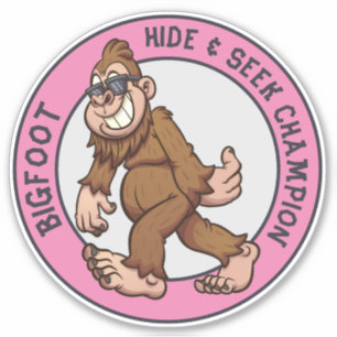 Sticker Bigfoot Sasquatch (Modifiable)