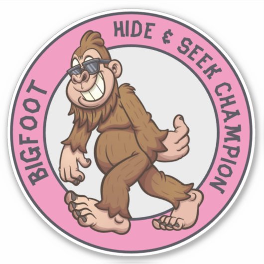 Sticker Bigfoot | Sasquatch (Modifiable) (Devant)