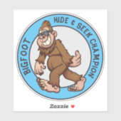 Sticker Bigfoot | Sasquatch (modifiable) (Feuille)