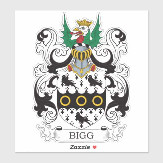Sticker Bigg Family Crest (Feuille)